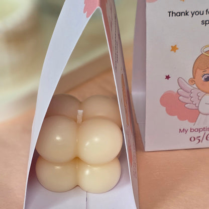 Baptism Bubble Candle