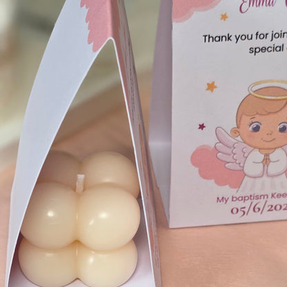 Baptism Bubble Candle