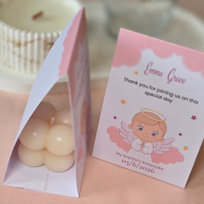 Baptism Bubble Candle